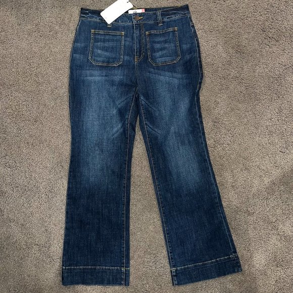 CAbi Dark Blue Flare Jeans - Picture 11 of 13